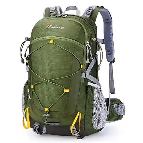 MOUNTAINTOP 40L Hiking Backpack with Rain Covers