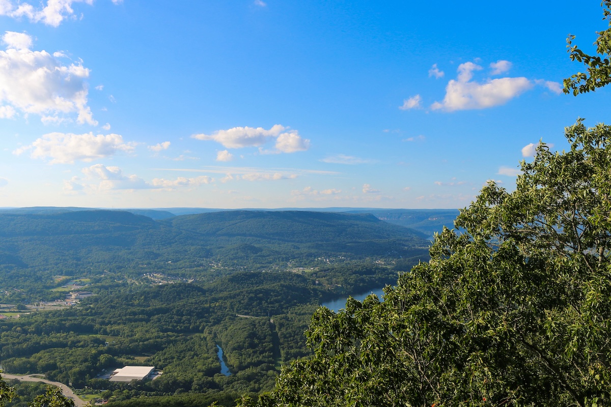 View of Chattanooga from Raccoon mountain