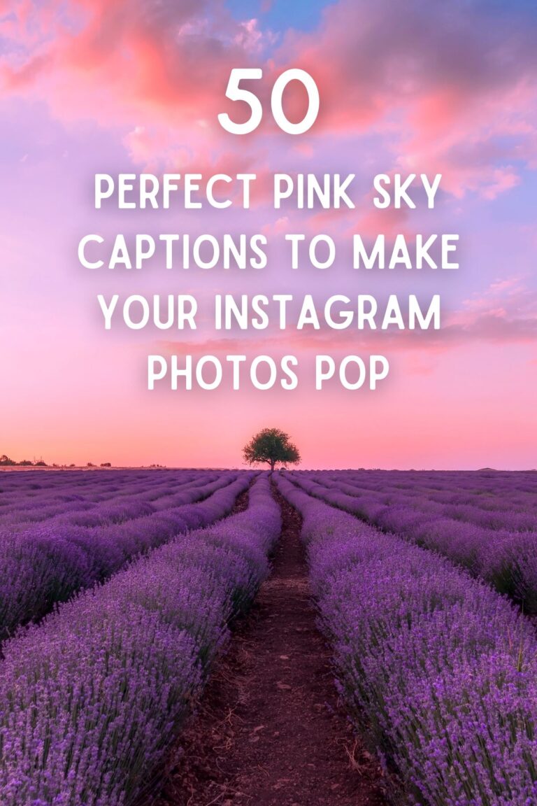 50 Perfect Pink Sky Captions to Make Your Instagram Photos Pop